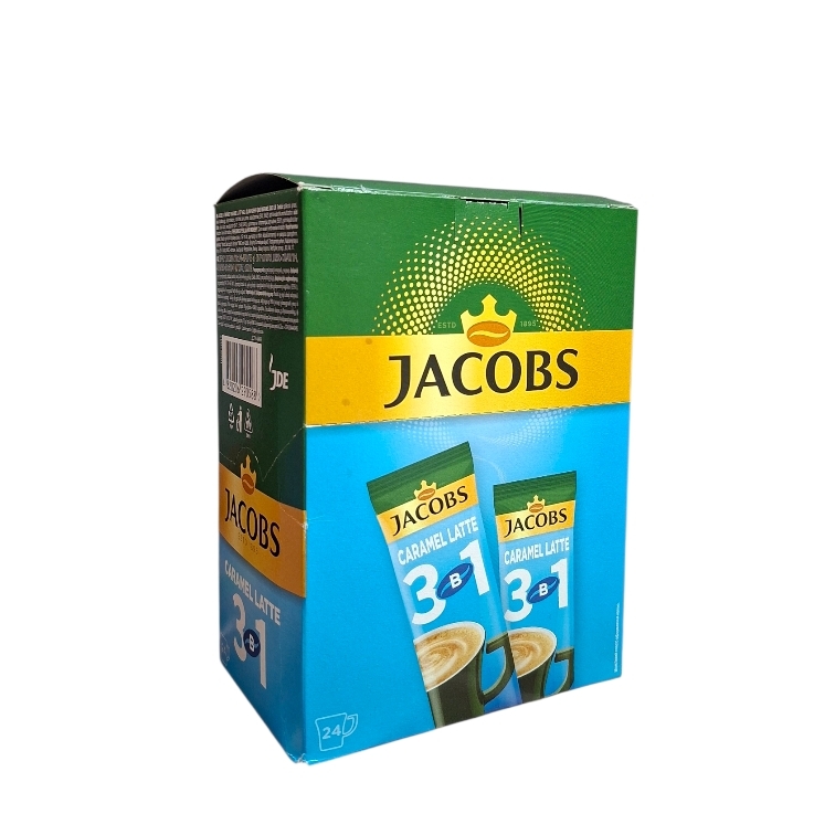 Кофе растворимый Jacobs 3 в 1 Caramel Latte 24 шт