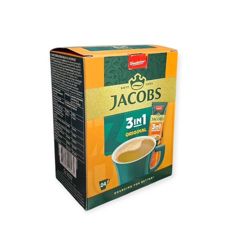 Кофе растворимый Jacobs 3 в 1 Original 24 шт