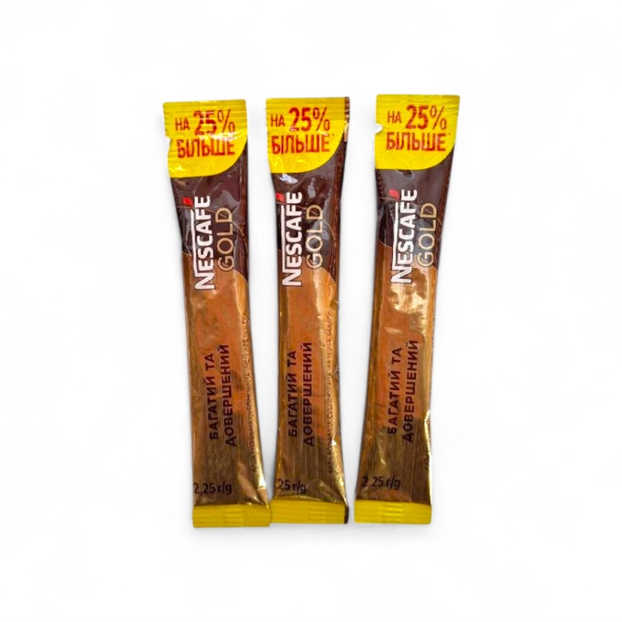 Кофе растворимый Nescafe Gold стик 25 шт