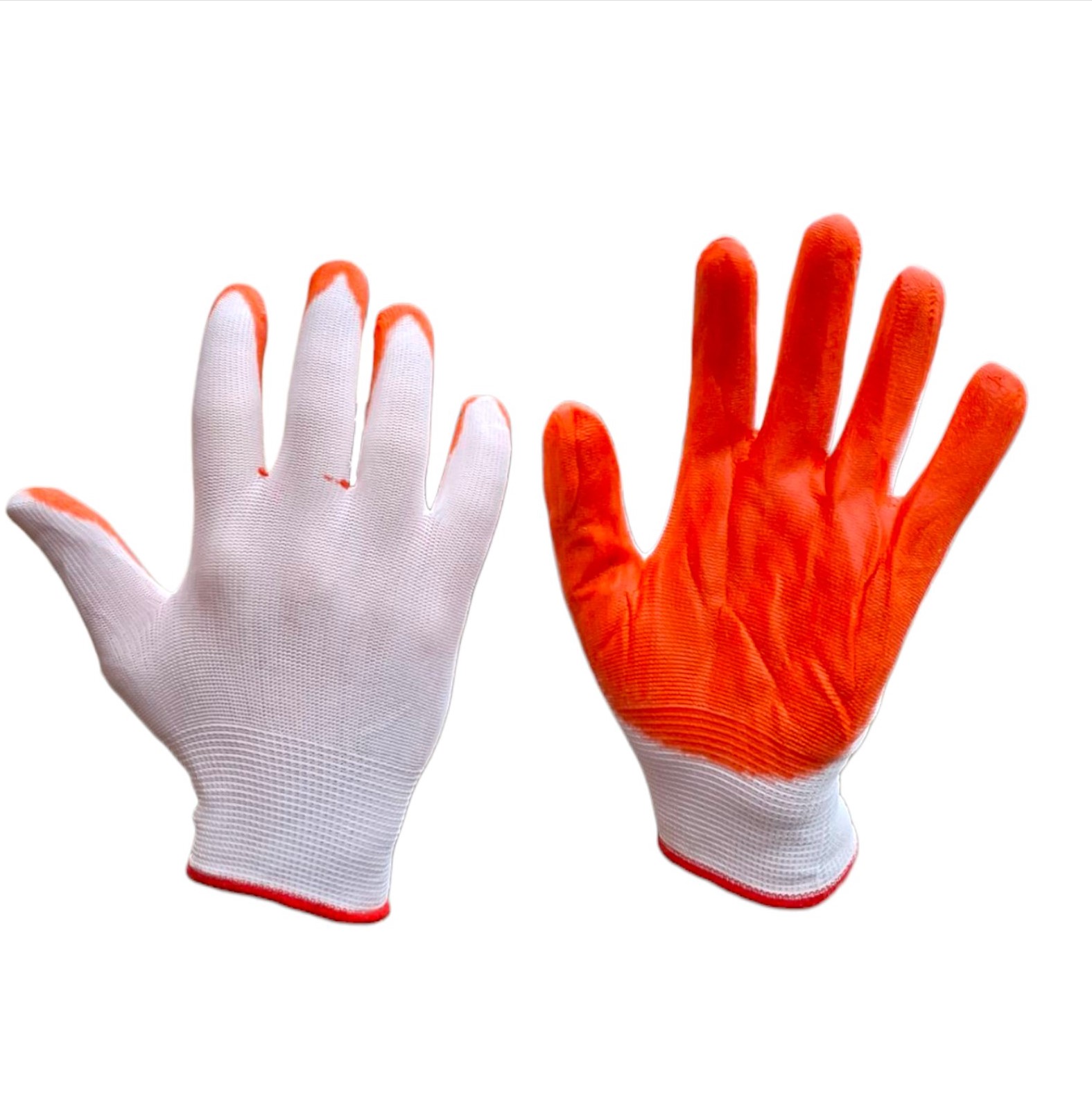 Рукавички робочі стрейчові з нітриловим покриттям 12пар/уп