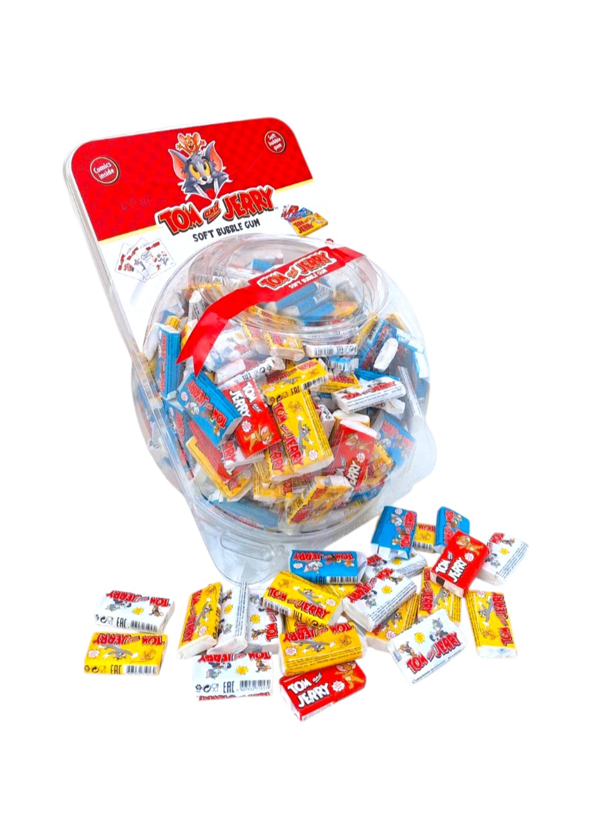 Жувальна гумка Том і Джері 300 шт Жувальна гумка Том і Джері 300 шт