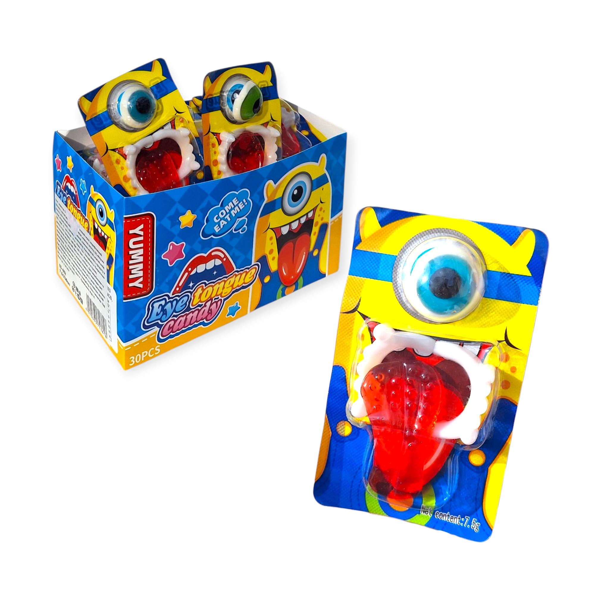 Крейзі Міньйон (око, язик та пластикові зуби) 30 шт Крейзі Міньйон (око, язик та пластикові зуби) 30 шт