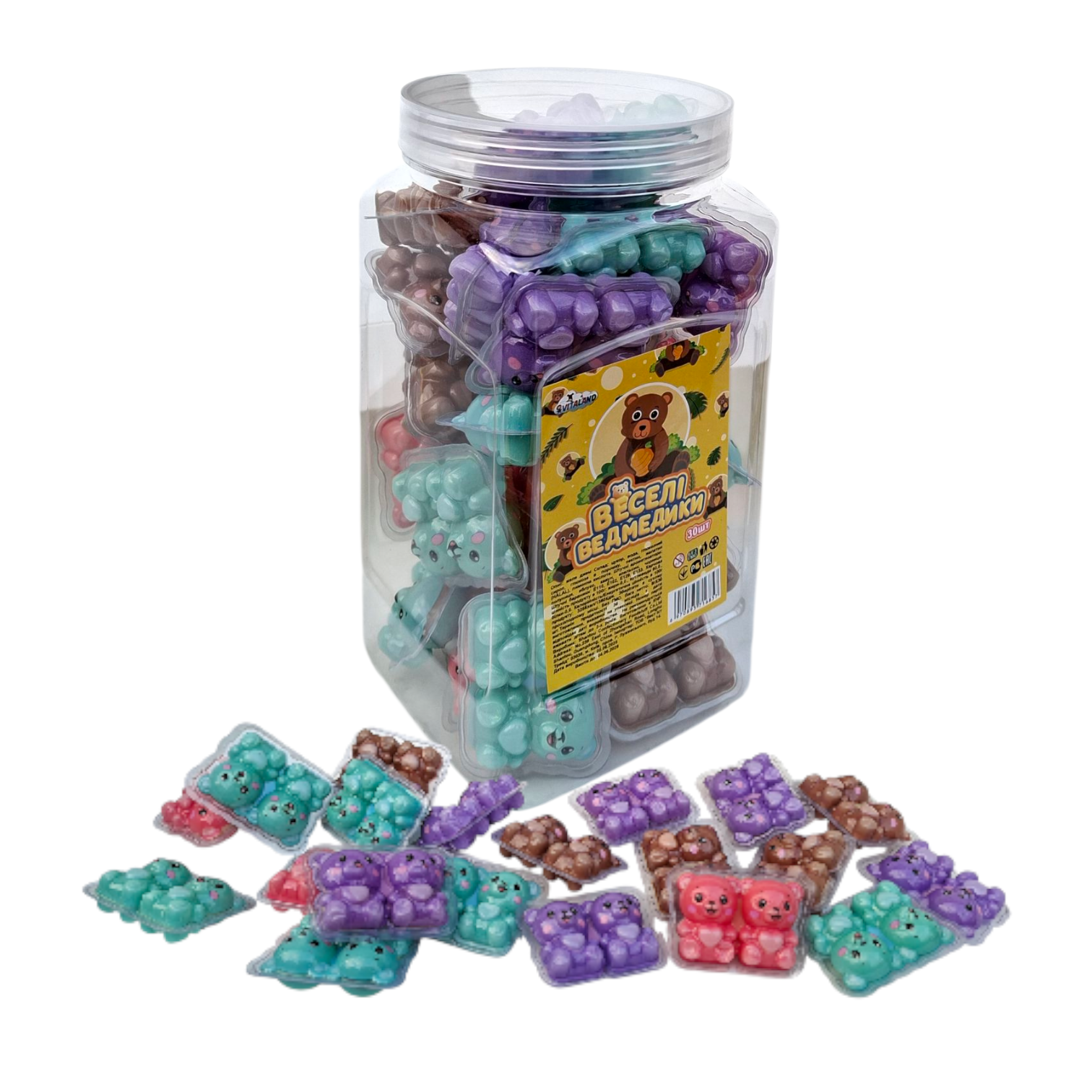 Веселі ведмедики желе 30 шт Веселі ведмедики желе 30 шт
