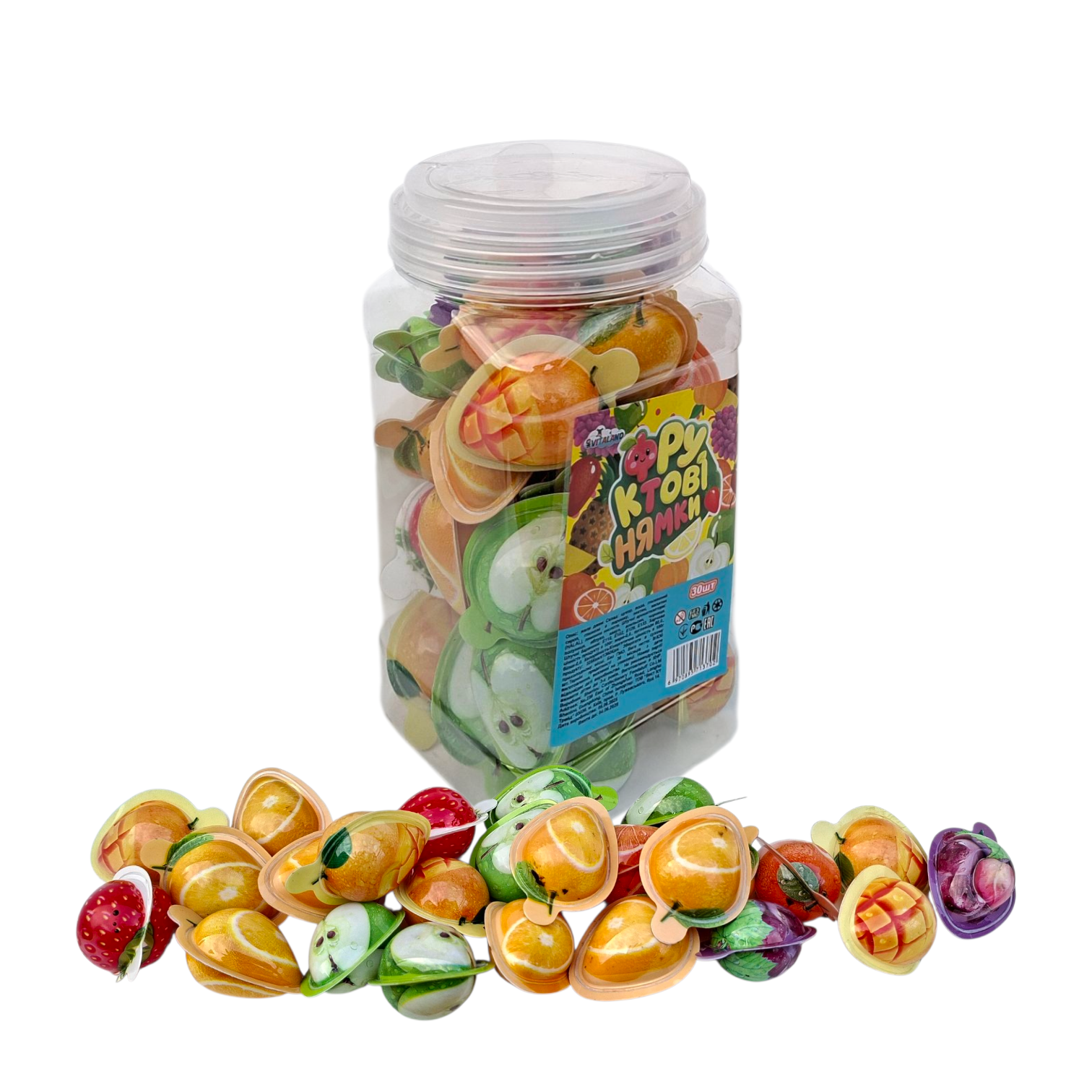 Фруктові нямки желе 30 шт Фруктові нямки желе 30 шт