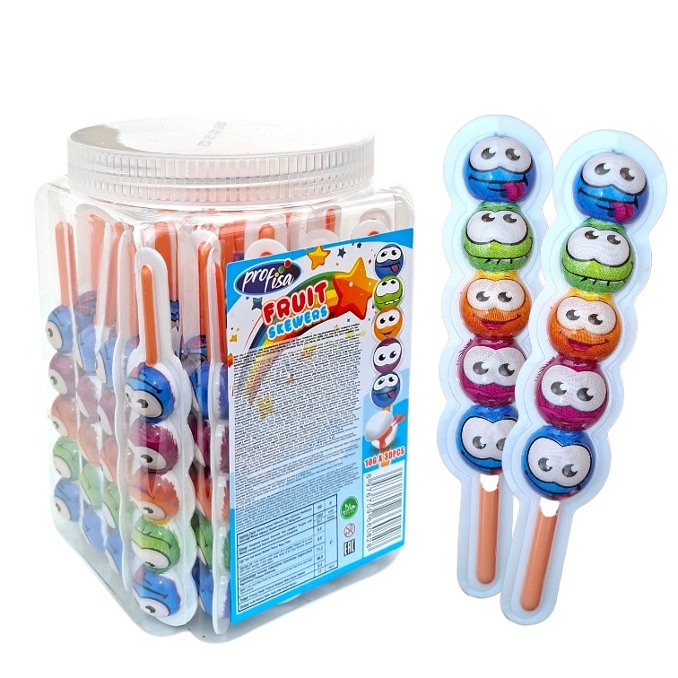Мини стик желе фрукты 30 шт