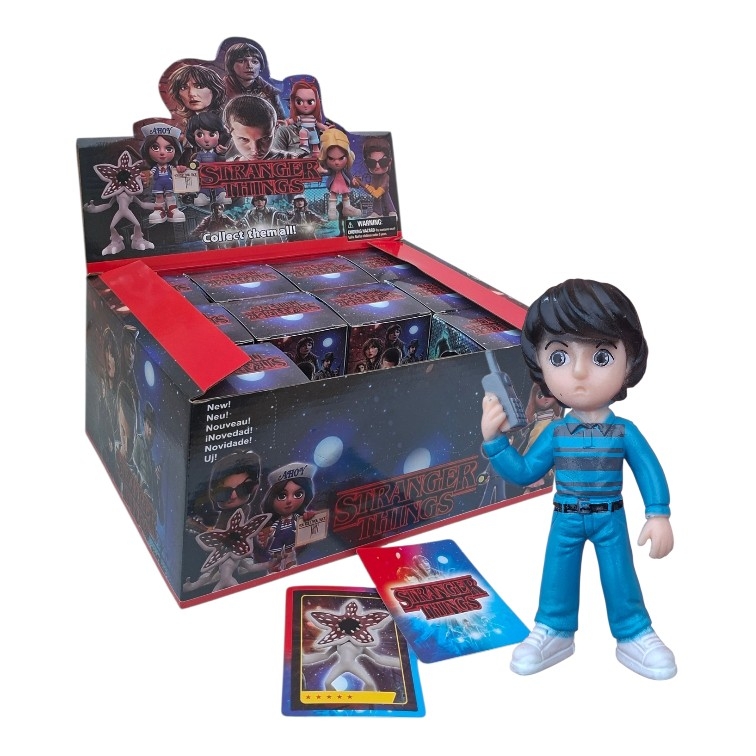 Очень странные дела Большая Фигурка + карточка 12 уп (Stranger Things)