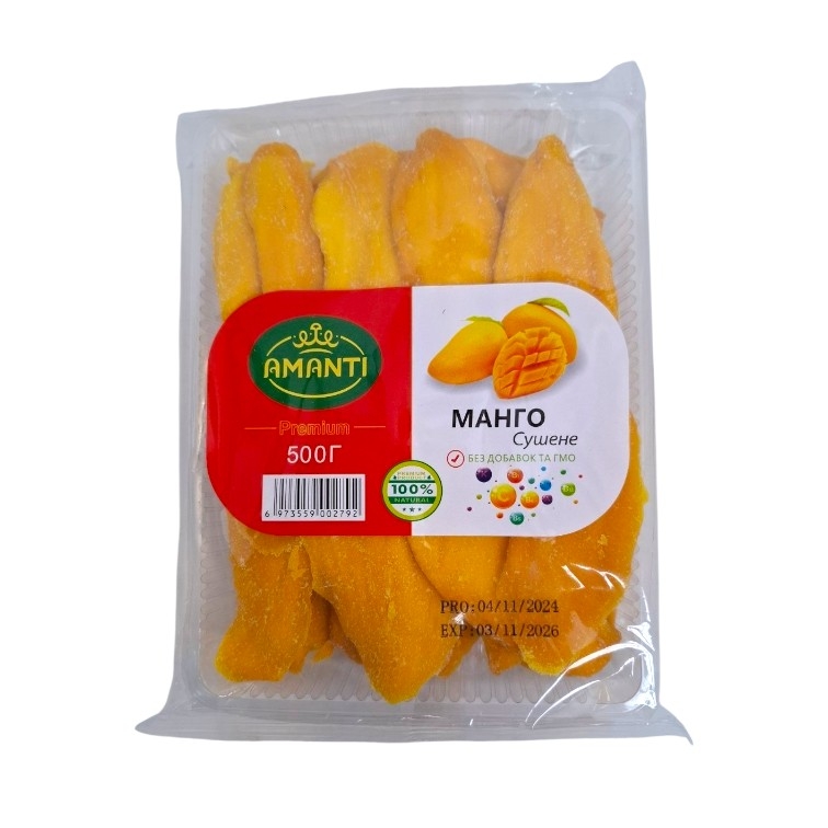 Манго сушеное Amanti  Premium 500 грамм