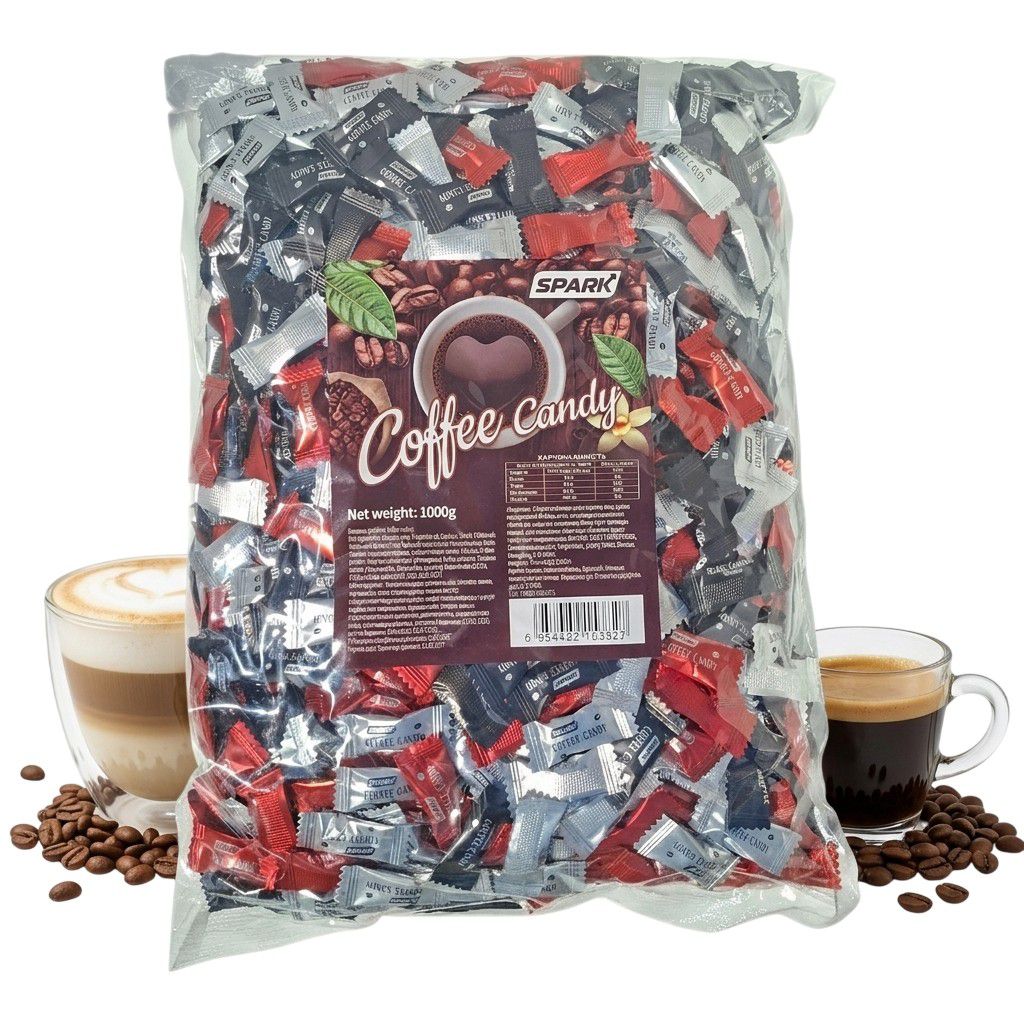 Кофейные конфеты Coffee candy (кофе, капучино, карамель) 1 кг Кофейные конфеты Coffee candy (кофе, капучино, карамель) 1 кг